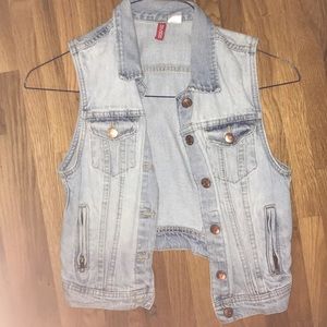 Jean vest jacket H&M